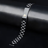 Black Rolax Crown Chain Bracelet
