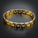 Golden Greek Key Bangle
