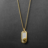 Golden Rectangle crown pendant