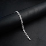 Silver Rhinestone Bracelet