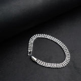 Silver Rhinestone Bracelet