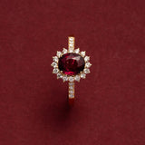 Dainty Ruby Rings for Women