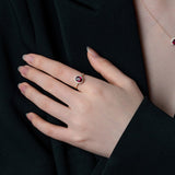 Dainty Ruby Rings for Women
