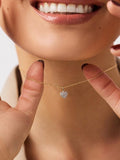 Asterian Diamond Heart Necklace