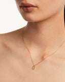 Diamond Initial Necklace