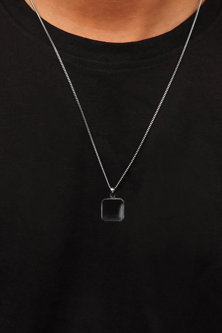 Metal Square Pendant