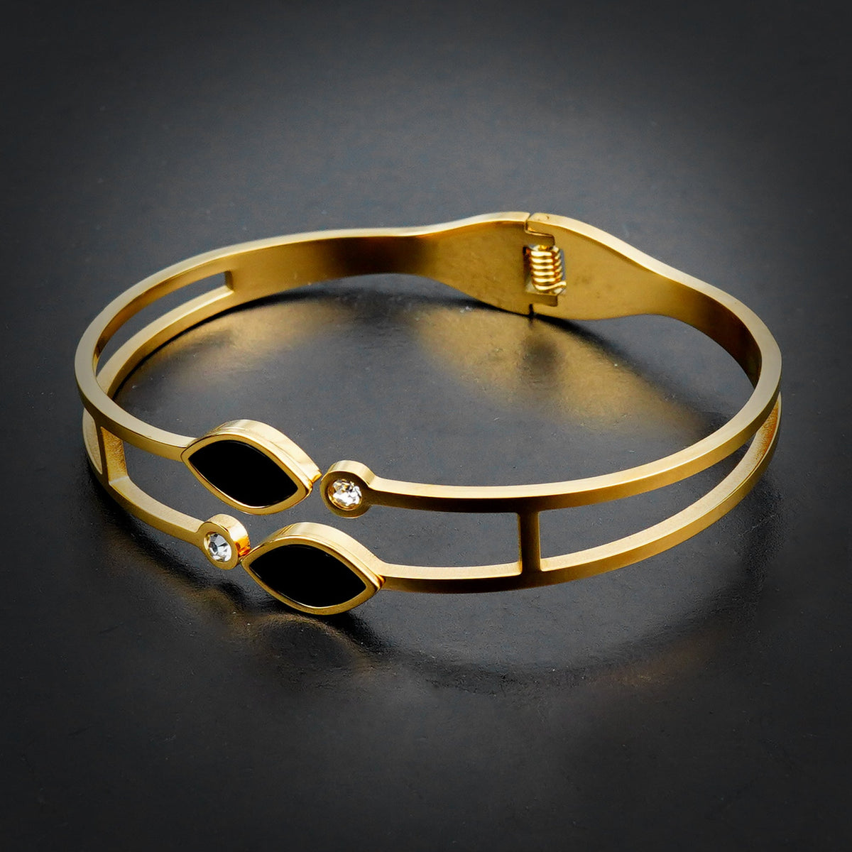Golden Onyx Bangle