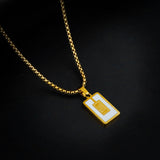 White Allah Pendant