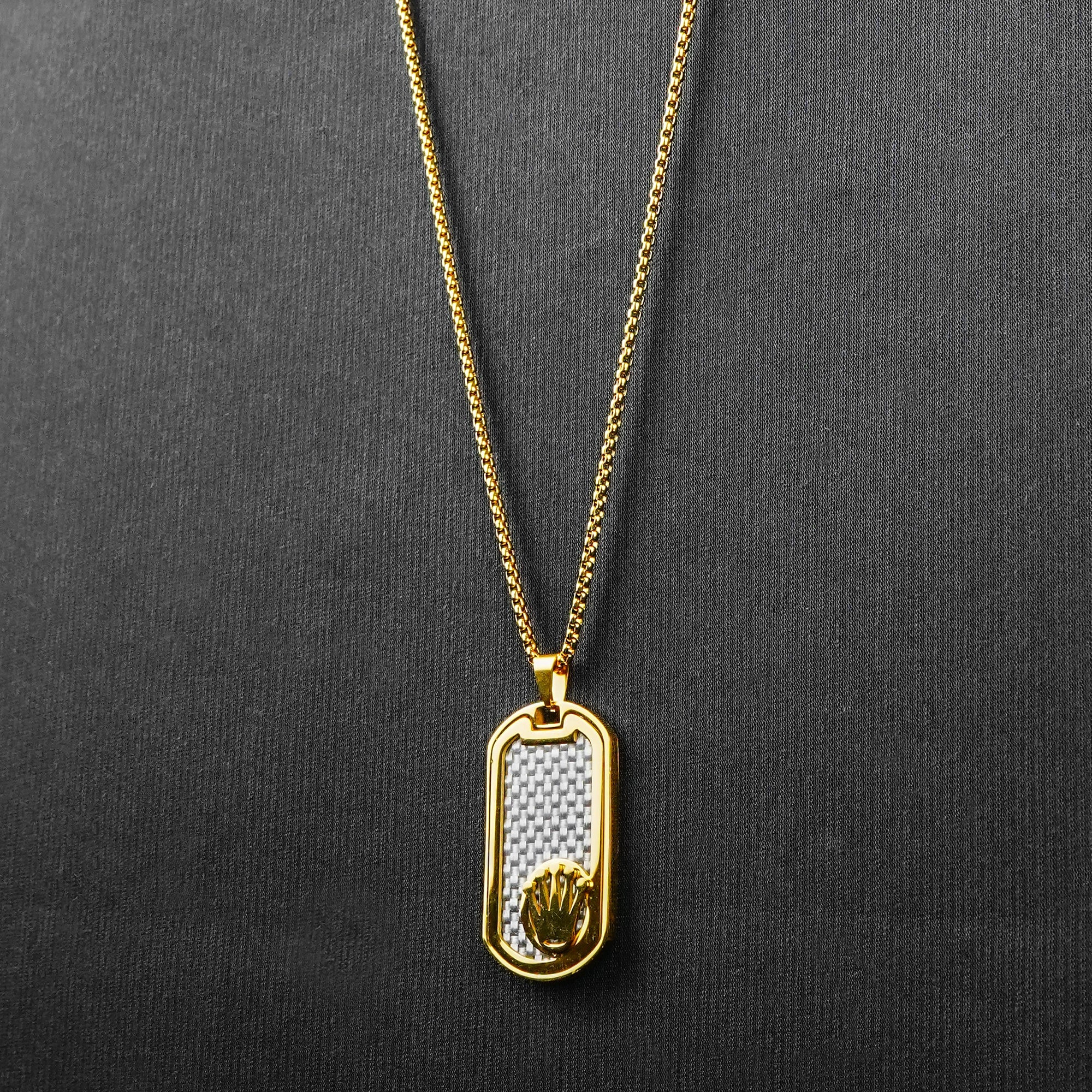 Golden Rectangle crown pendant