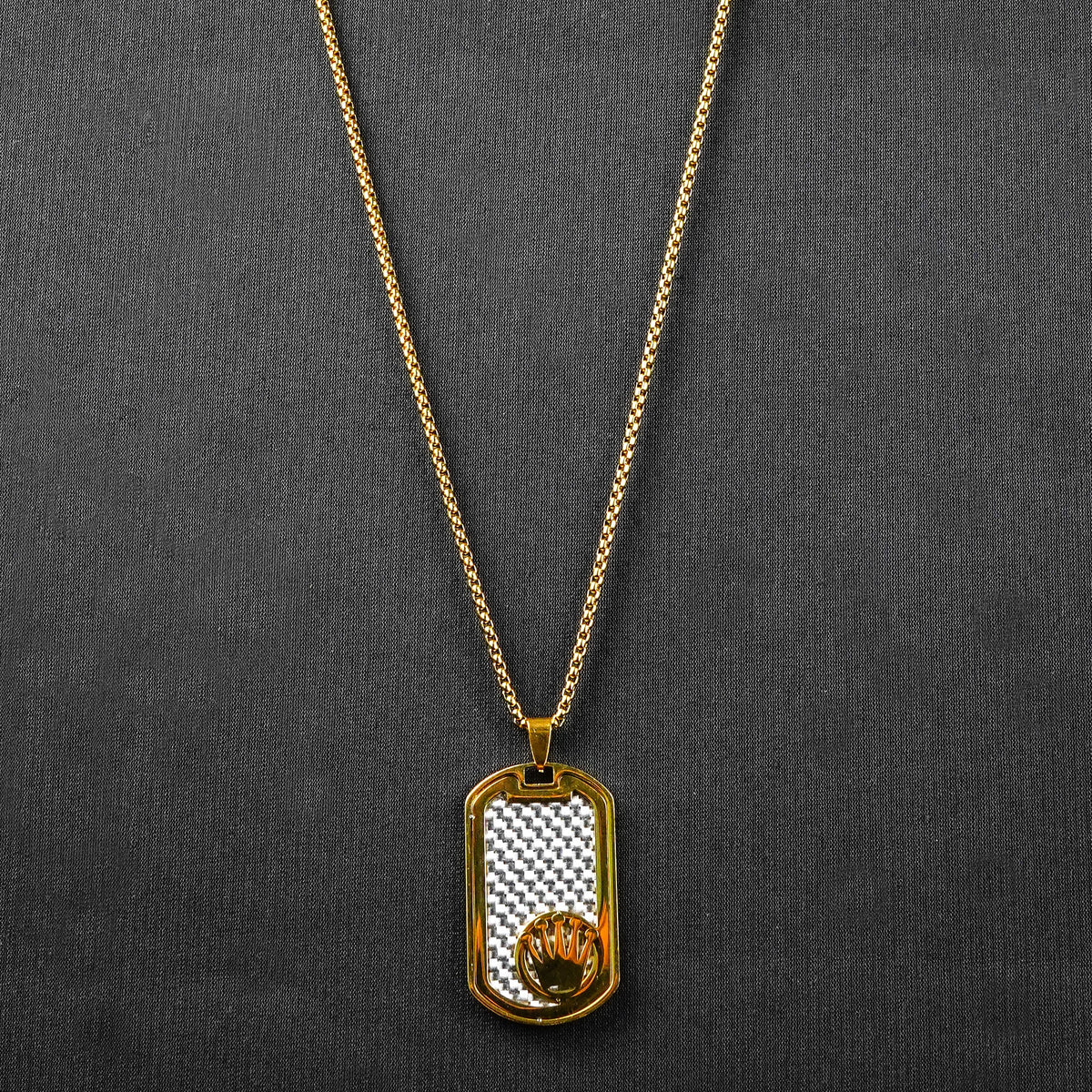 Golden Rectangle crown pendant