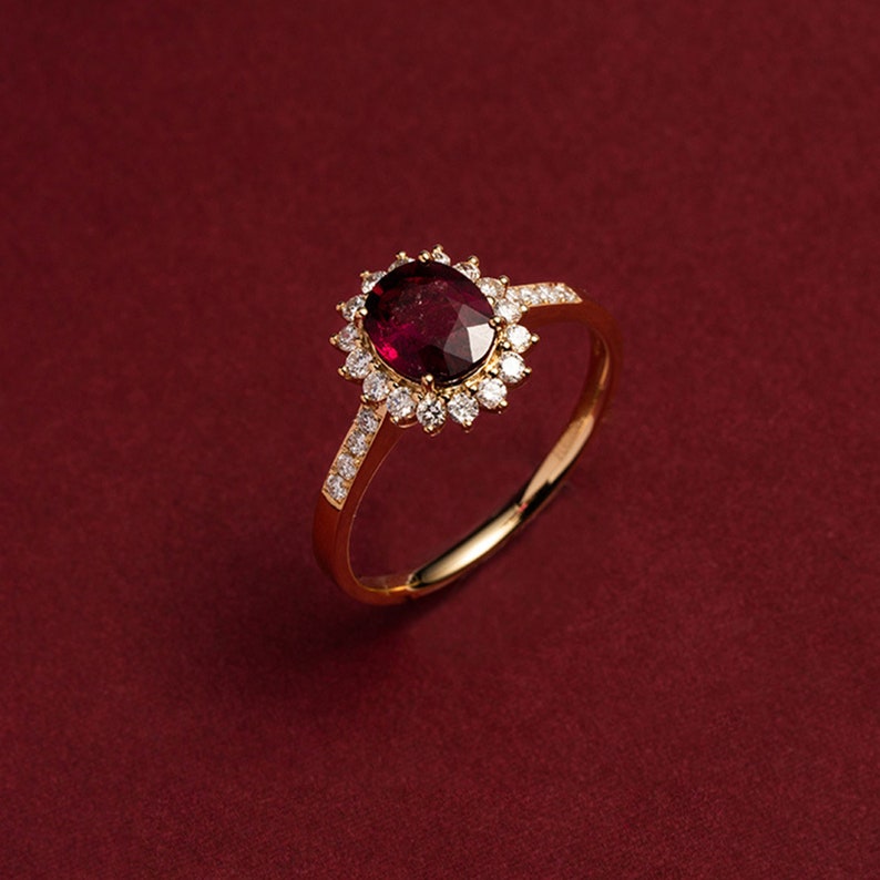 Dainty Ruby Rings for Women