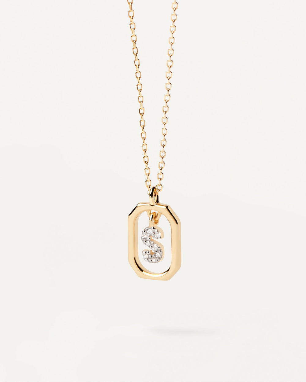 Diamond Initial Necklace
