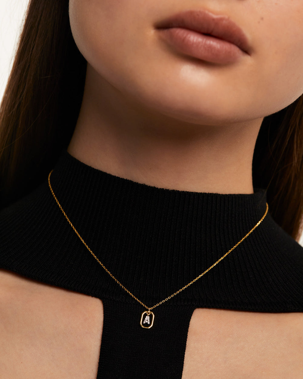 Diamond Initial Necklace