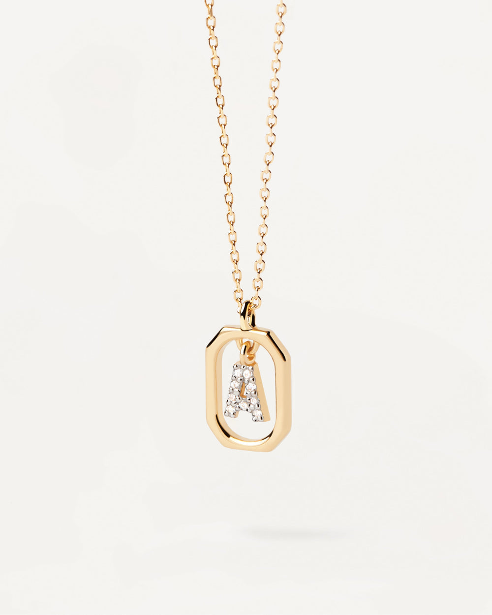Diamond Initial Necklace