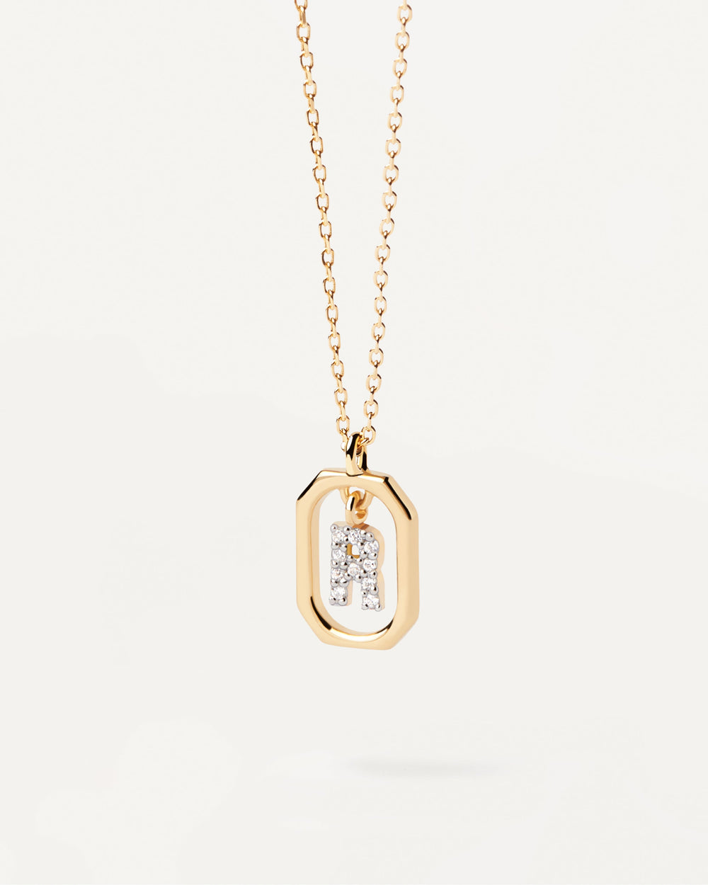 Diamond Initial Necklace